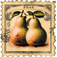 Perfect Pear Postage Stamp