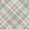 Vintage Blooms Plaid Paper 09