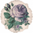 Vintage Blooms Sticker 01 Rose