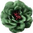 Spring Fresh - Autumn Fresh Add-On Element Dark Green Flower