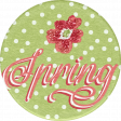 Spring Fresh Round Sticker 04