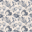 Buttermilk Paper Cream Blue Floral