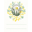 Afternoon Daffodil Journal Card wreath 3x4