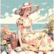 Old Fashioned Summer ephemera summer beach