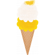 Old Fashioned Summer sticker ice cream lemon