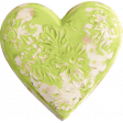 Old Fashioned Summer Extra wooden heart green