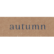 Wildwood Thicket Autumn Word Art