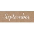 Wildwood Thicket September Word Art