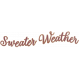Wildwood Thicket Sweater Weather Wood Word Art