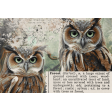 Wildwood Thicket Owls 4x6 Journal Card