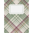 Wildwood Thicket Plaid 3x4 Journal Card