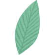 Soup's On Element sticker leaf mint green