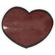 Fancy A Cup Sticker heart 1 brown