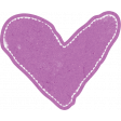 Time To Unwind Element heart purple
