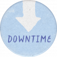 Time To Unwind Element round sticker downtime