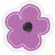 Time To Unwind Element sticker flower purple