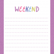Time To Unwind Weekend 4x4 Journal Card