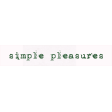Simply Sweet Simple Pleasures Word Art