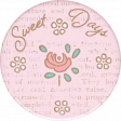 Simply Sweet Element round sticker sweet days