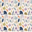 Autumn Dew Leaves Paper