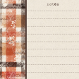 Autumn Comforts Notes 4x4 Journal Card