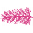 Once Upon a Snowy Day Hot Pink Branch