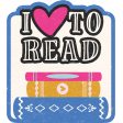 Once Upon A Snowy Day Love To Read Word Art Sticker