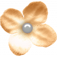 Cocoa and Shortbread Tan Flower