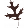 Cocoa and Shortbread Brown Leaf