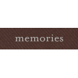 Cocoa and Shortbread Memories Word Art Snippet