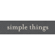 Cocoa and Shortbread Simple Things Word Art Snippet