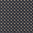 Cocoa and Shortbread Navy Blue Flowers Paper 