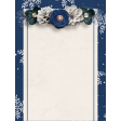 Evergreen Snowflakes 3x4 Journal Card