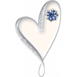 Evergreen Silver Heart