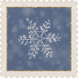 Evergreen Snowflake Postage Stamp