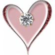 Evergreen Pink Heart