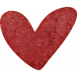 Cherish Mixed Media Red Heart