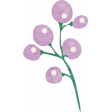 Countryside Lavender Berries Sticker