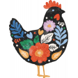 Countryside Black Chicken Sticker