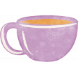 Countryside Lavender Teacup Sticker