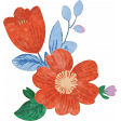 Countryside Flower Cluster Sticker 2