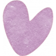Countryside Lavender Heart Sticker