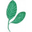 Countryside Green Leaf Sticker
