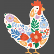 Countryside Chicken Illustration