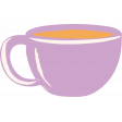 Countryside Lavender Cup Illustration 