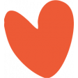 Countryside Red Heart Illustration 