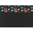 Countryside Flowers on Black Journal Card 4x6