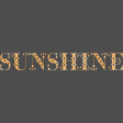 Countryside Sunshine Word Art 