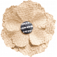 Spring for Coffee Burlap Flower