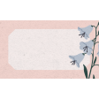 Spring for Coffee Light Pink Label with Bluebells